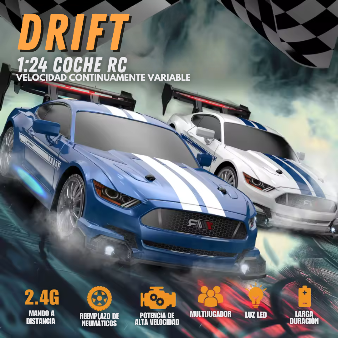 Mustang RC de Drift 1:24